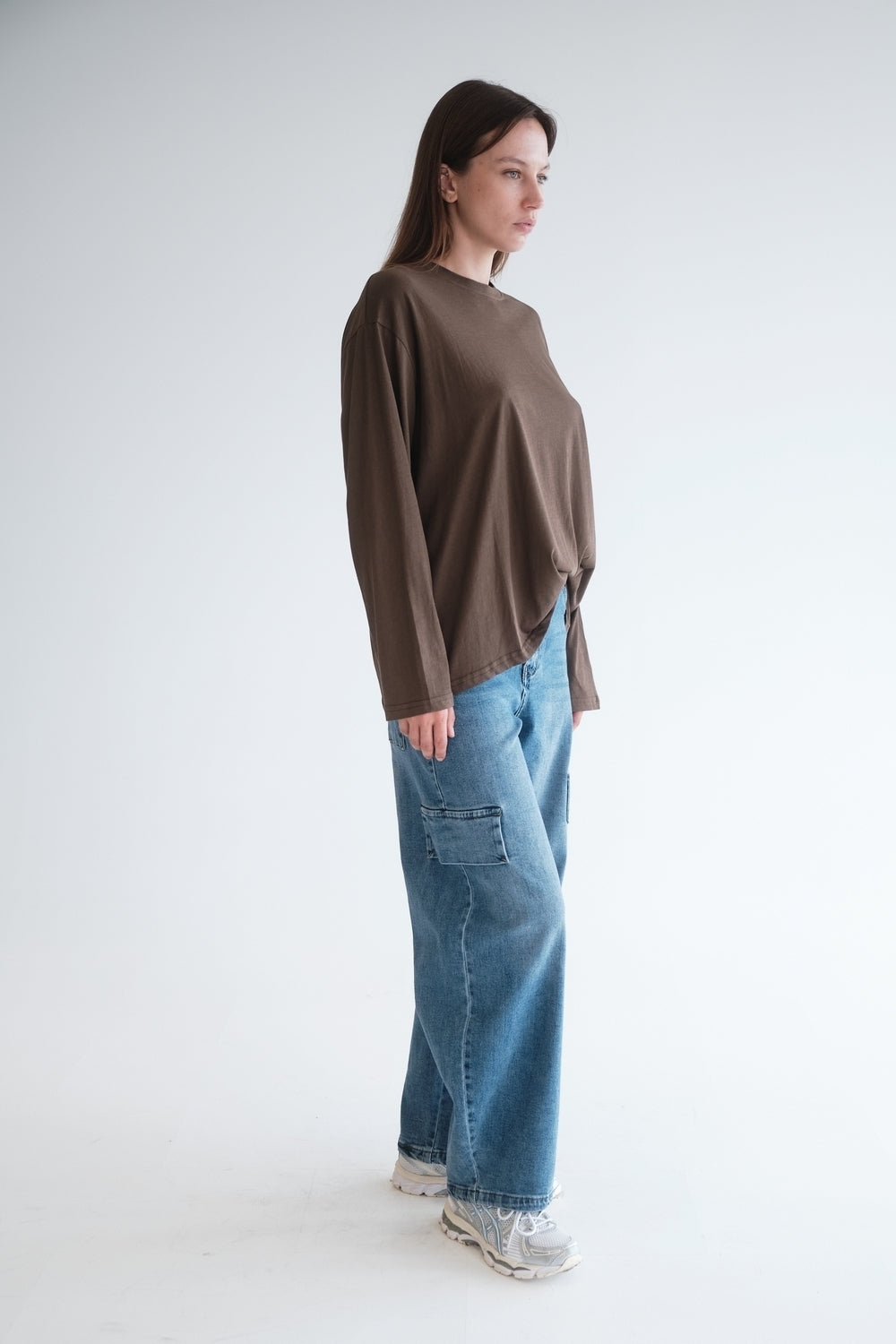 TOP INES TAUPE