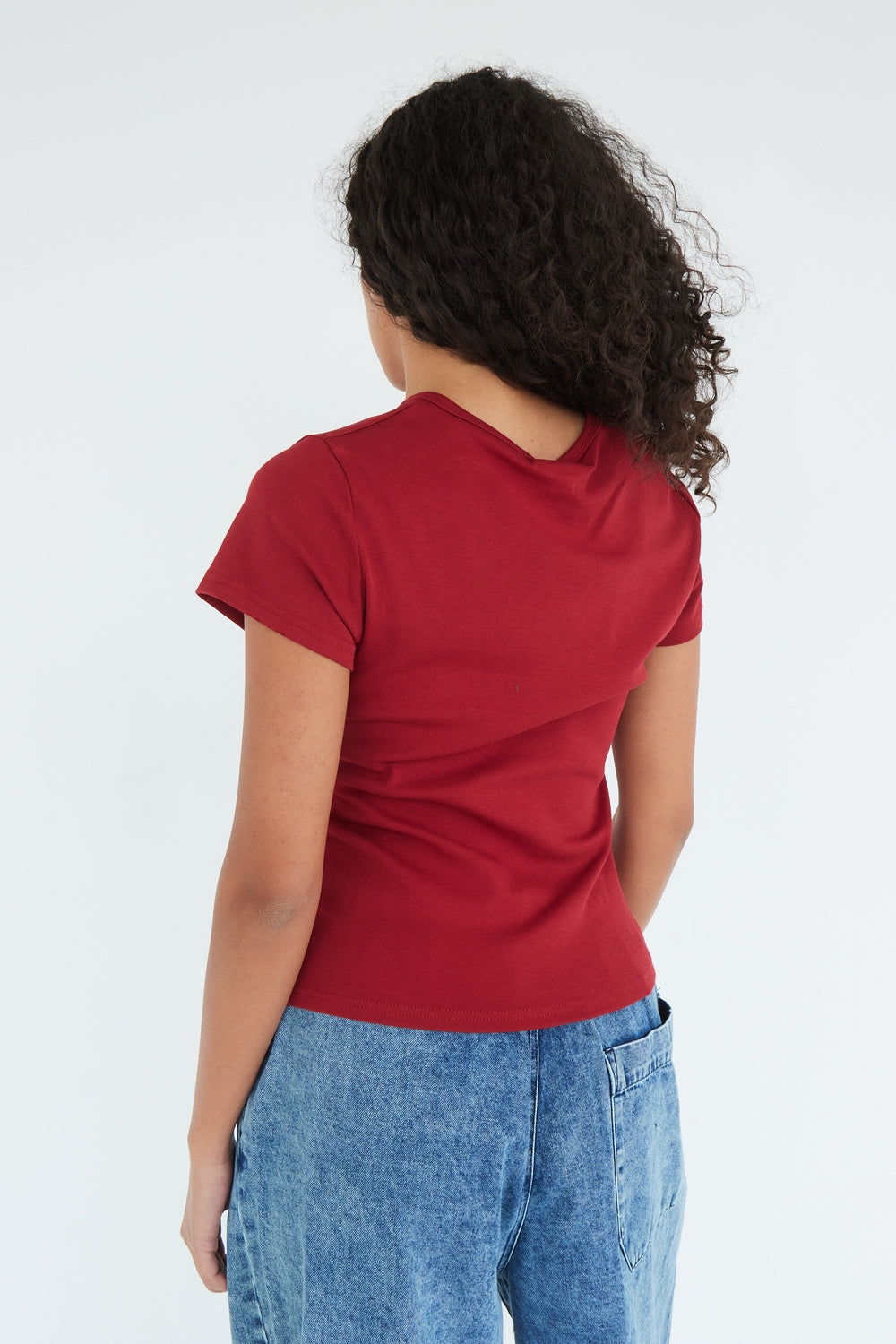 T-SHIRT EMBRACING ROUGE