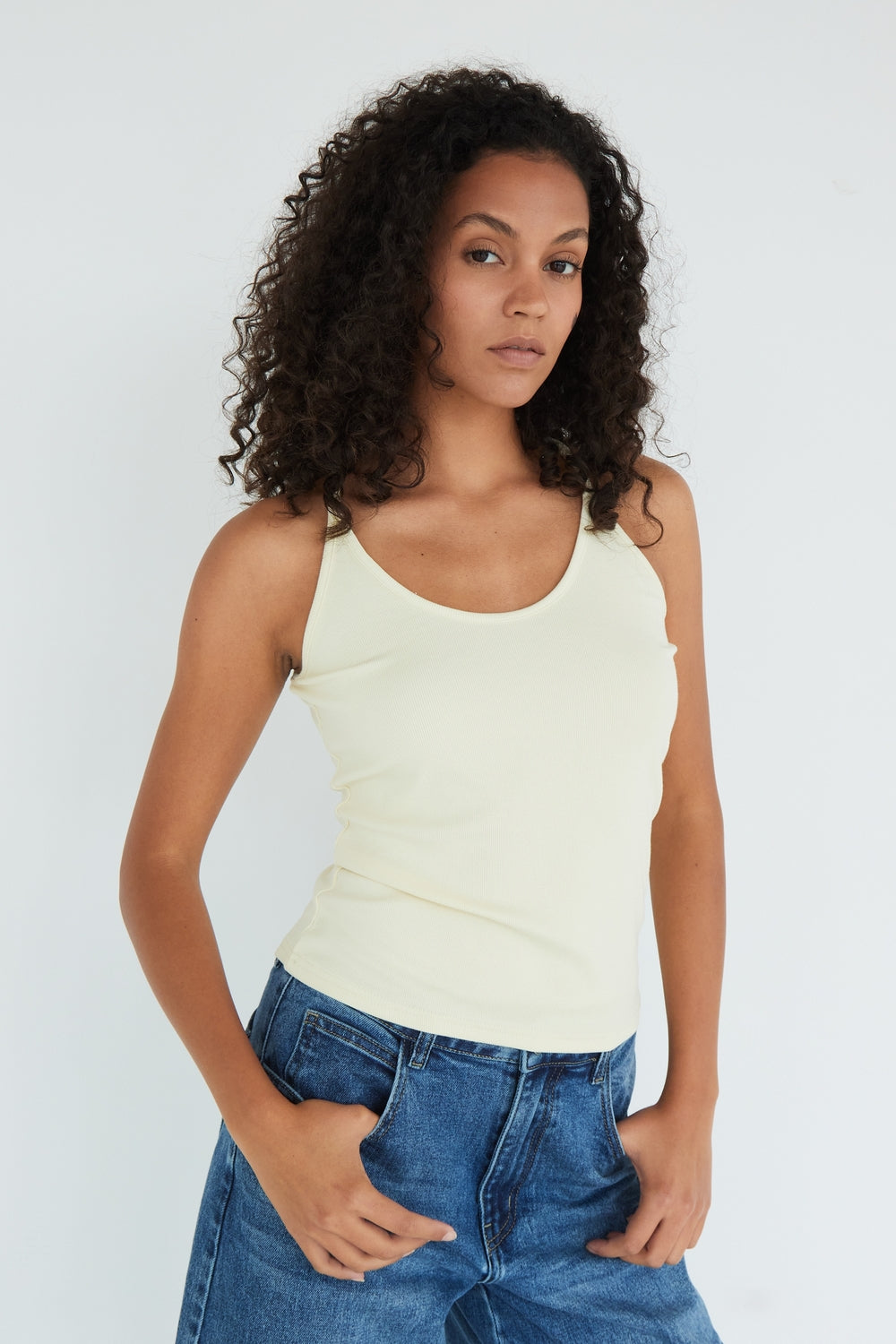 DEBARDEUR SARAH JAUNE CLAIR