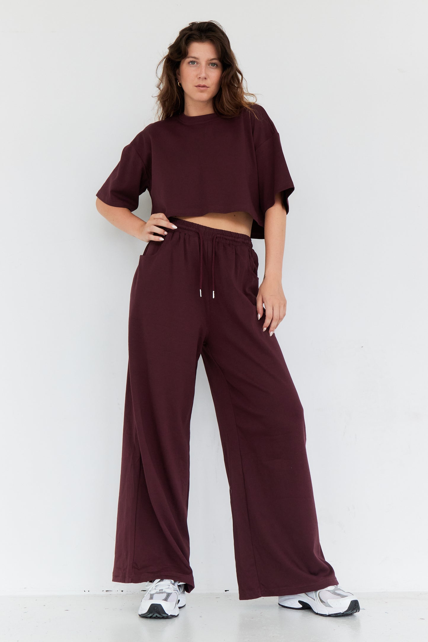 T-SHIRT ANNA BORDEAUX