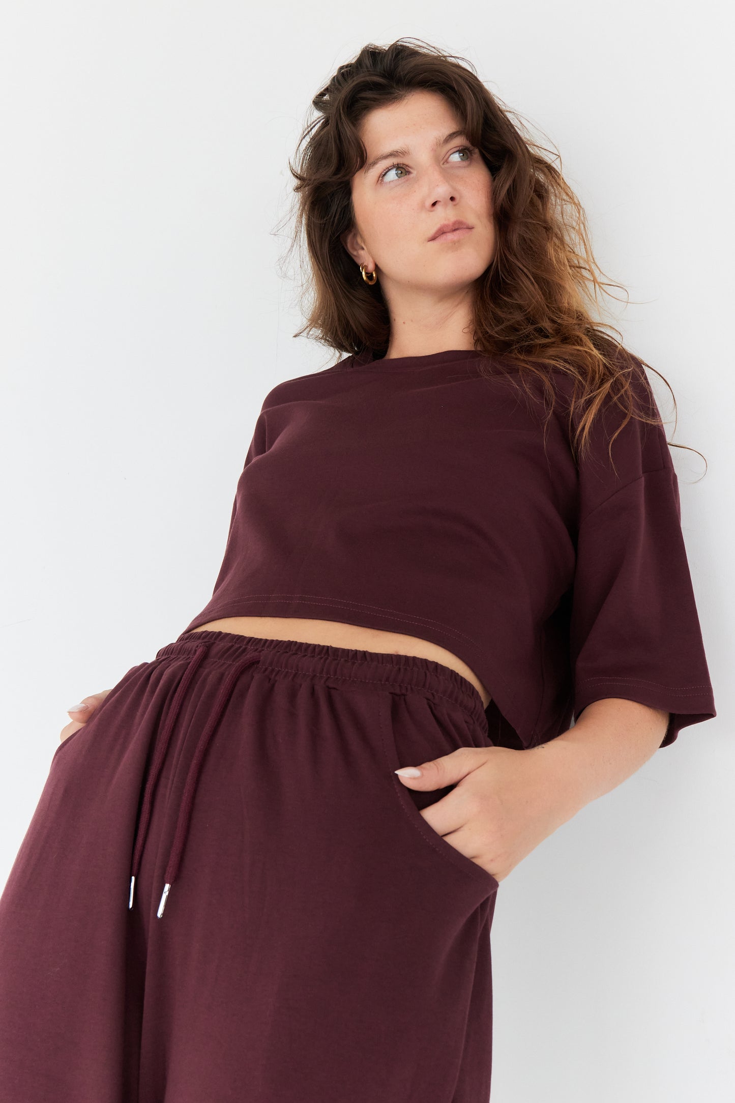 T-SHIRT ANNA BORDEAUX