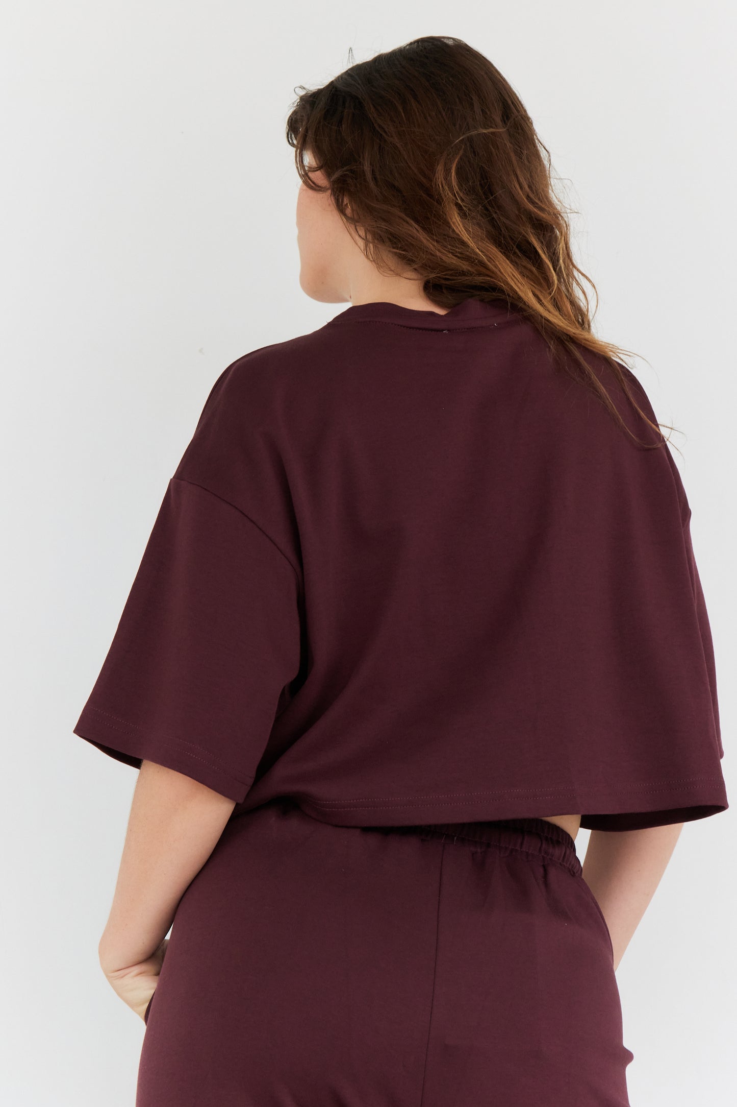 T-SHIRT ANNA BORDEAUX