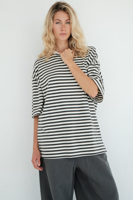 T-SHIRT MONA GRIS