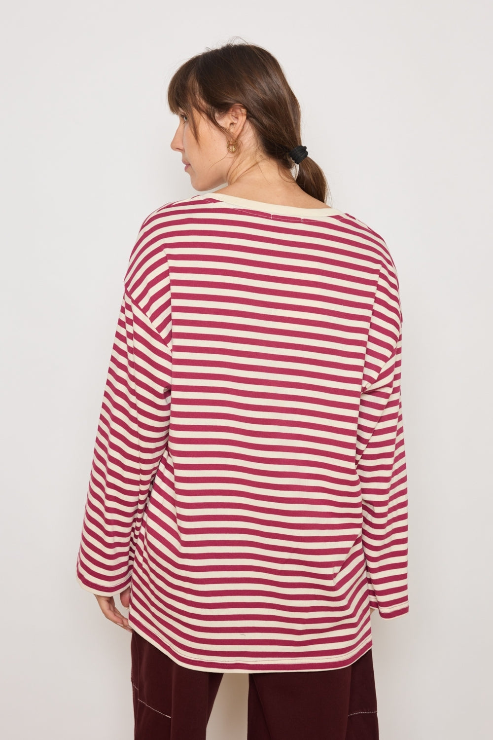 T-SHIRT MONA FRAMBOISE