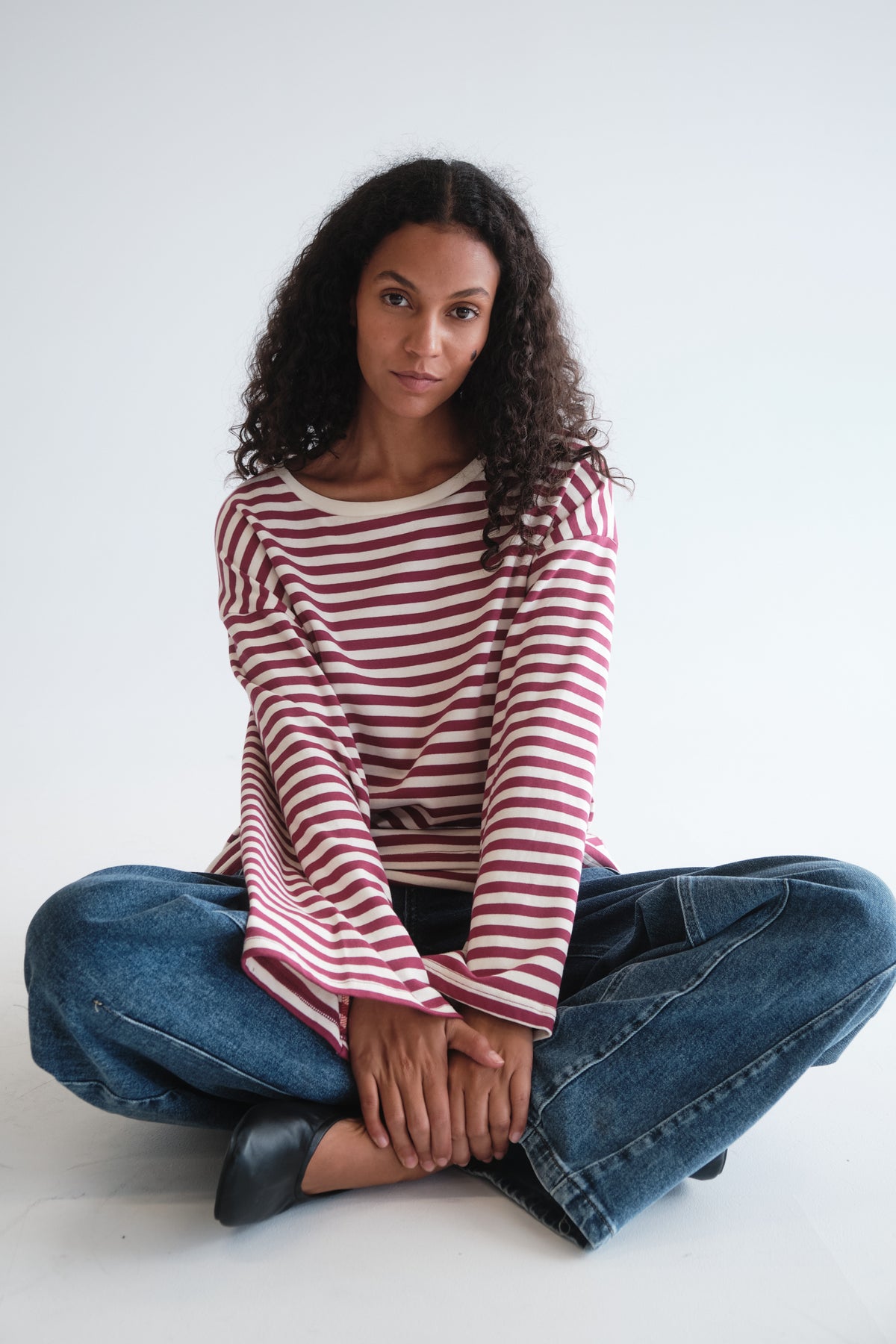 T-SHIRT MONA FRAMBOISE