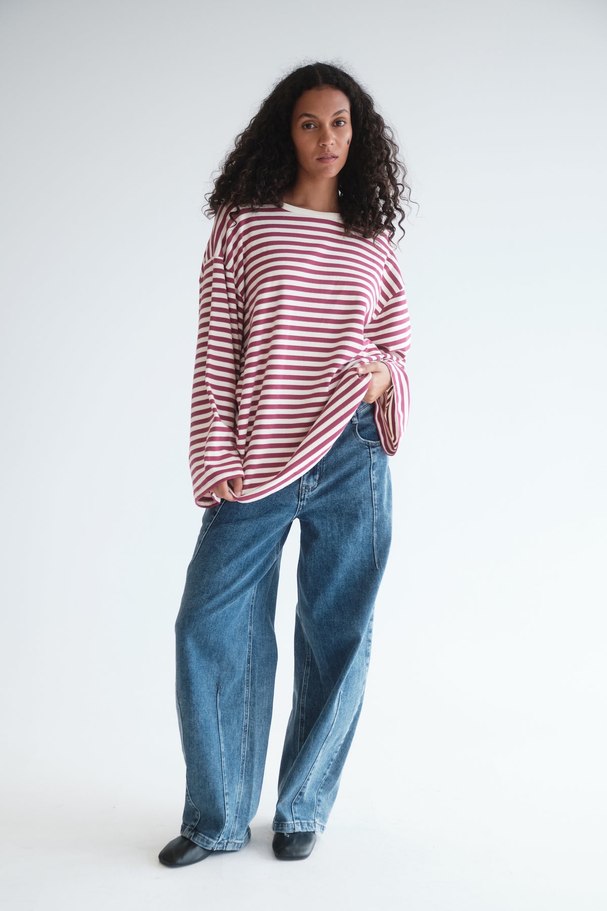 T-SHIRT MONA FRAMBOISE
