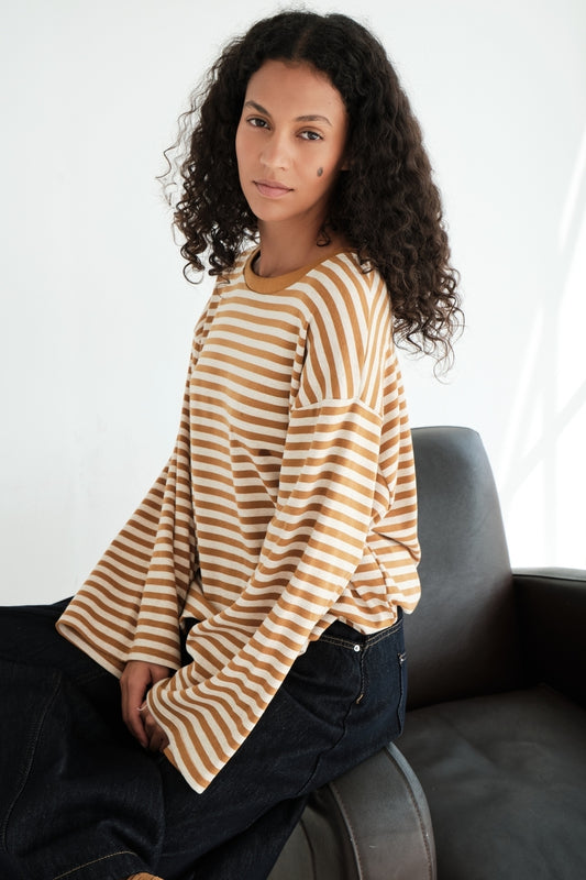 T-SHIRT MONA CAMEL