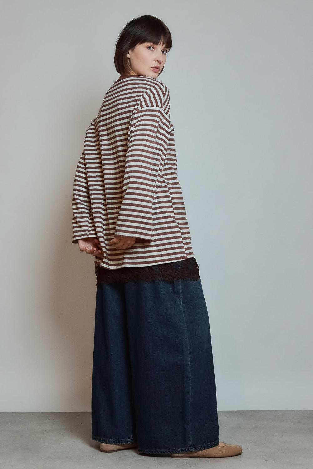 T-SHIRT MONA MARRON