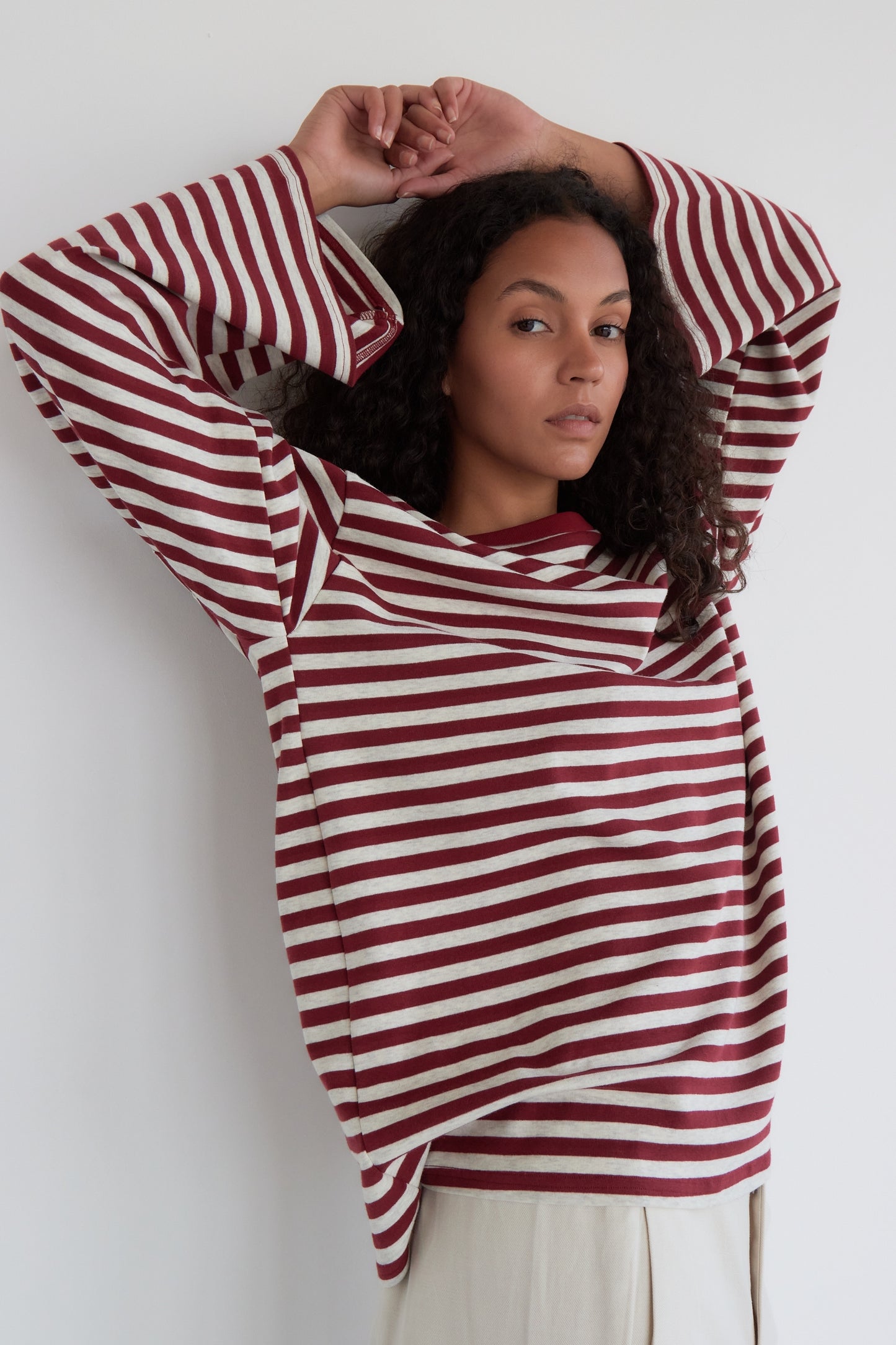 T-SHIRT MONA BORDEAUX