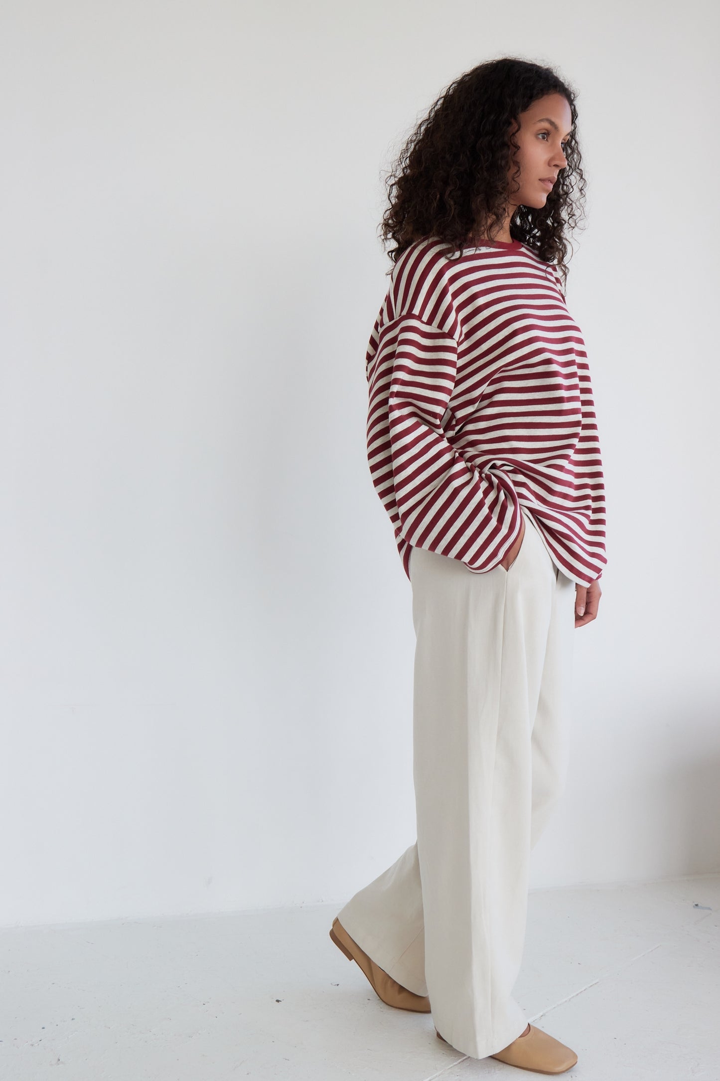 T-SHIRT MONA BORDEAUX