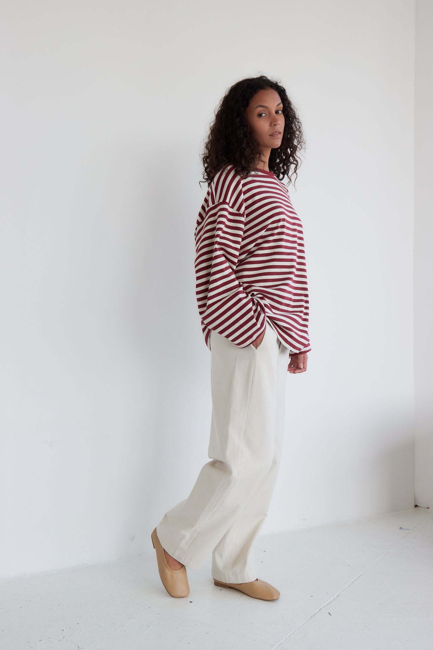 T-SHIRT MONA BORDEAUX