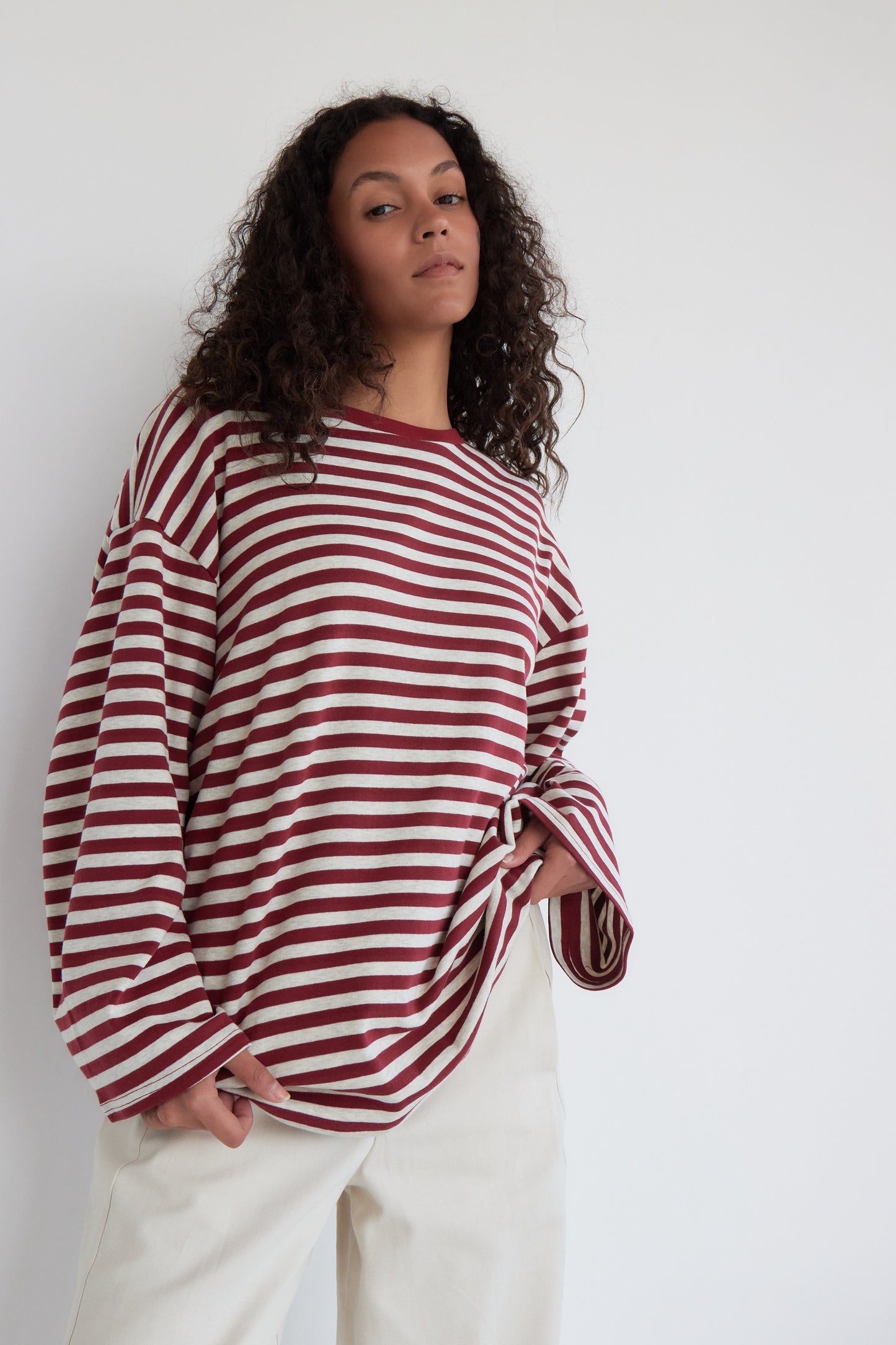 T-SHIRT MONA BORDEAUX