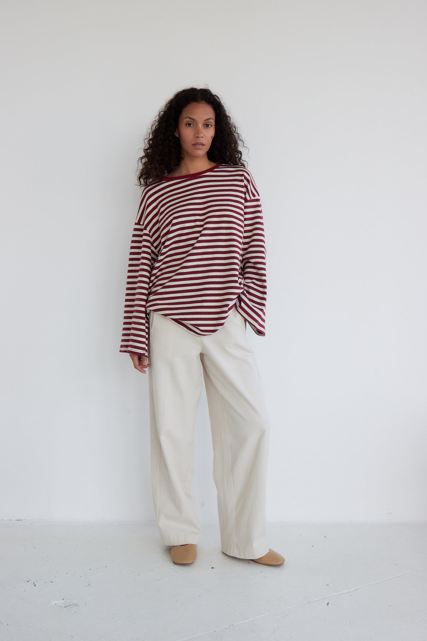 T-SHIRT MONA BORDEAUX
