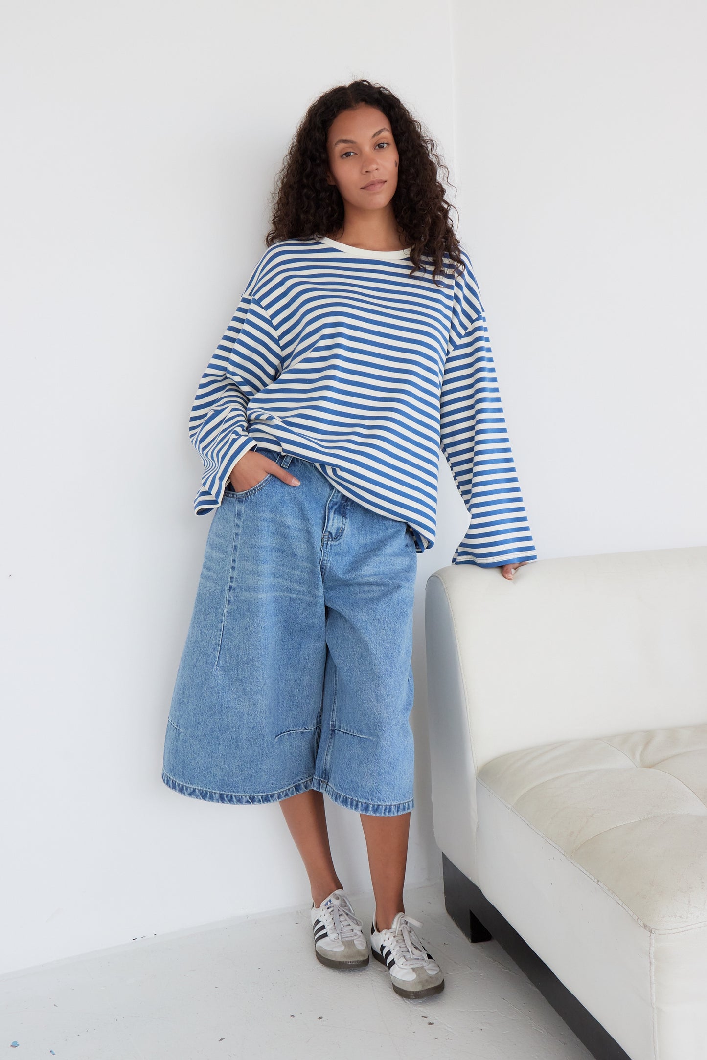 T-SHIRT MONA BLEU