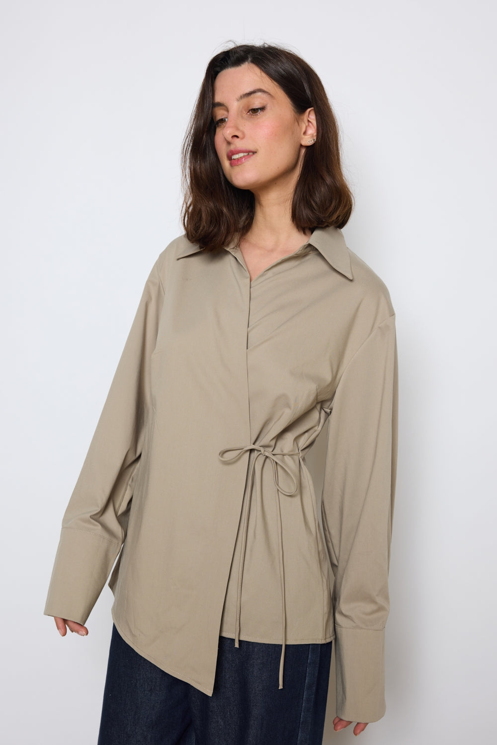 CHEMISE LOIS TAUPE