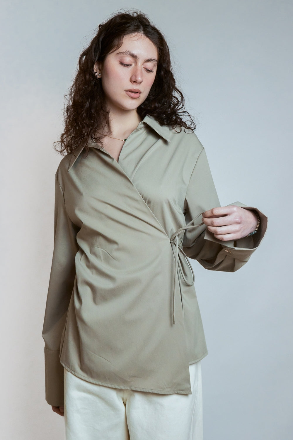 CHEMISE LOIS TAUPE
