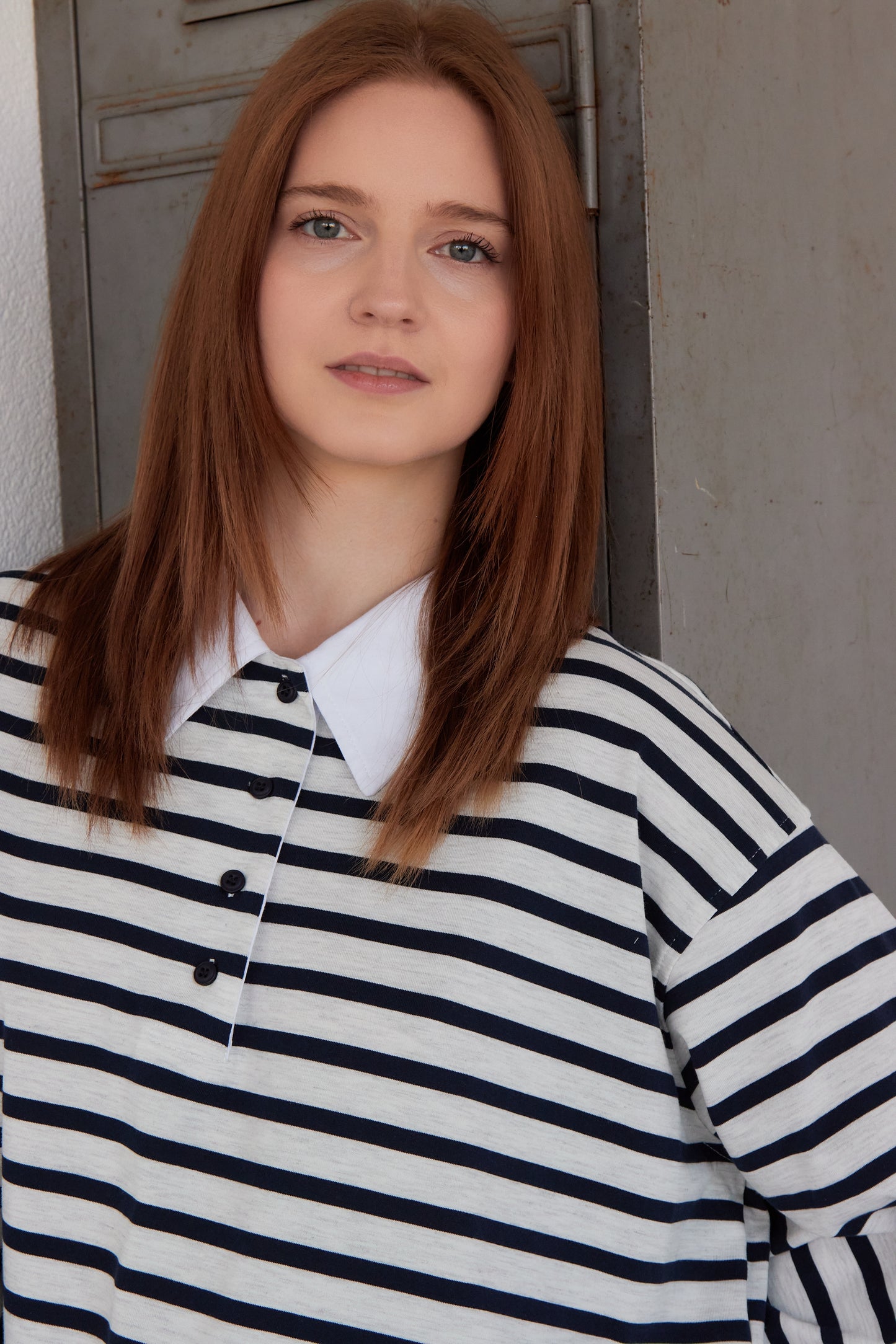 POLO ANEA GRIS CLAIR