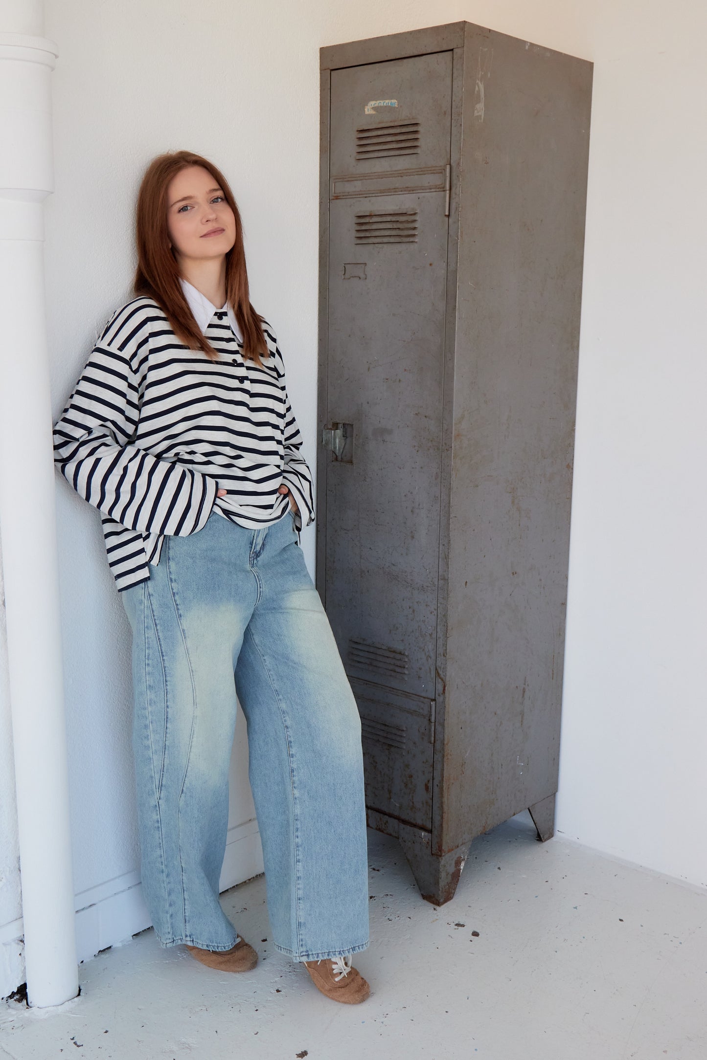 POLO ANEA GRIS CLAIR