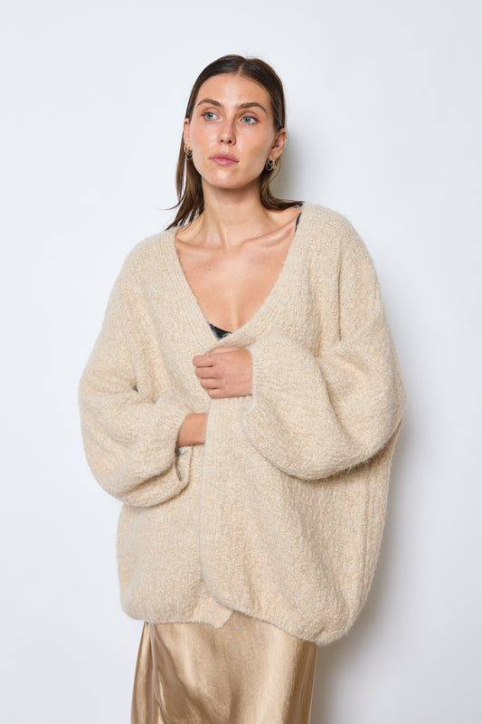 GILET MATHILDE BEIGE