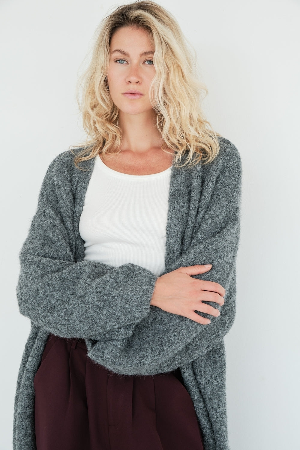 GILET MATHILDE GRIS