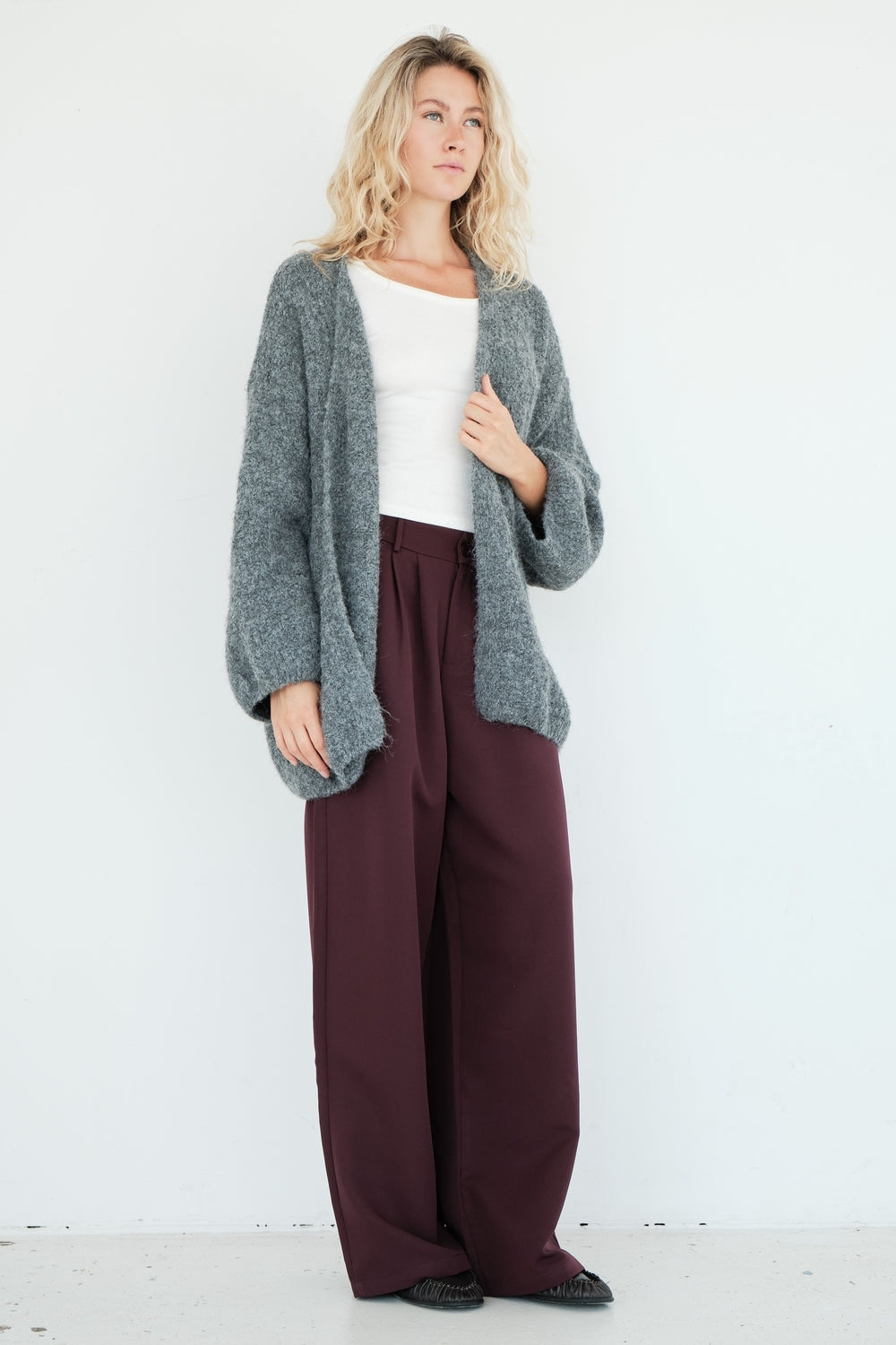 GILET MATHILDE GRIS