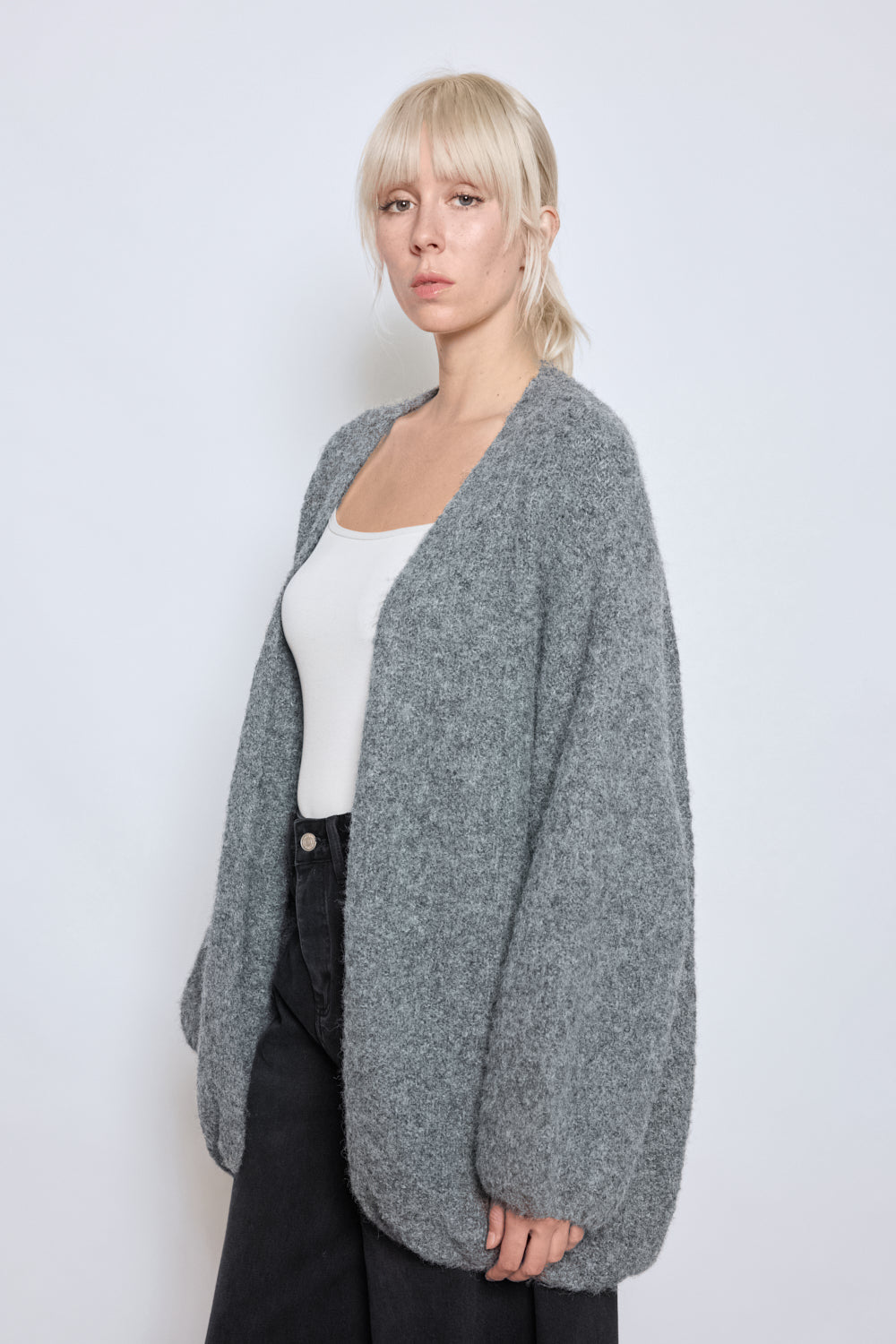 GILET MATHILDE GRIS