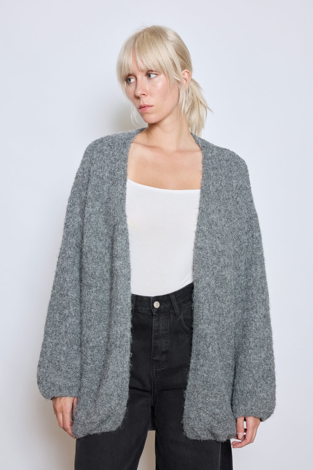 GILET MATHILDE GRIS