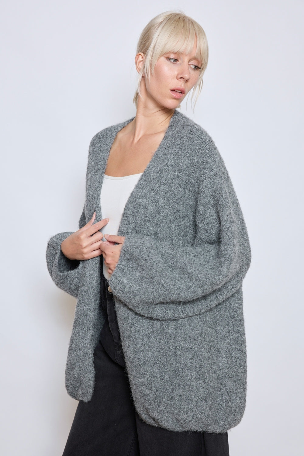 GILET MATHILDE GRIS