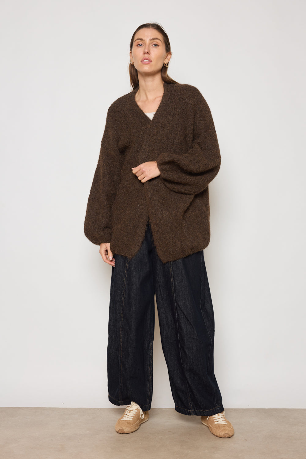 GILET MATHILDE CHOCOLAT