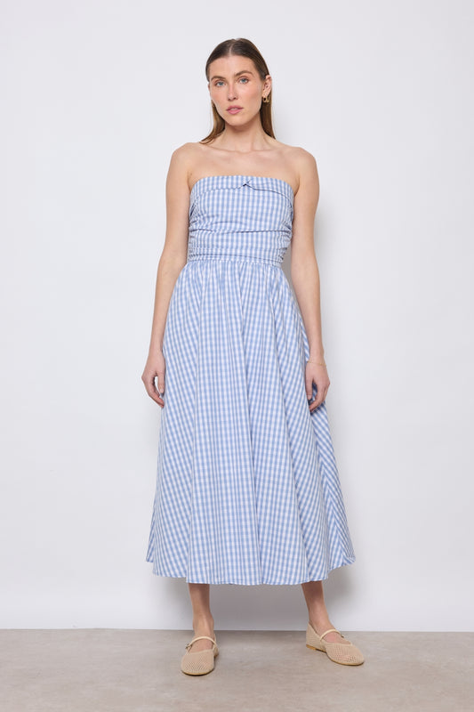 ROBE LEONE BLEU