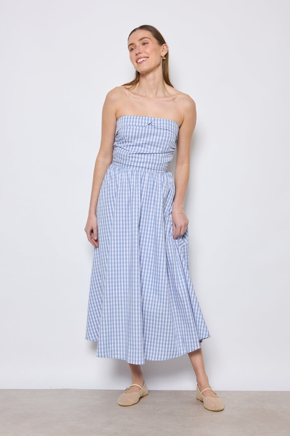ROBE LEONE BLEU