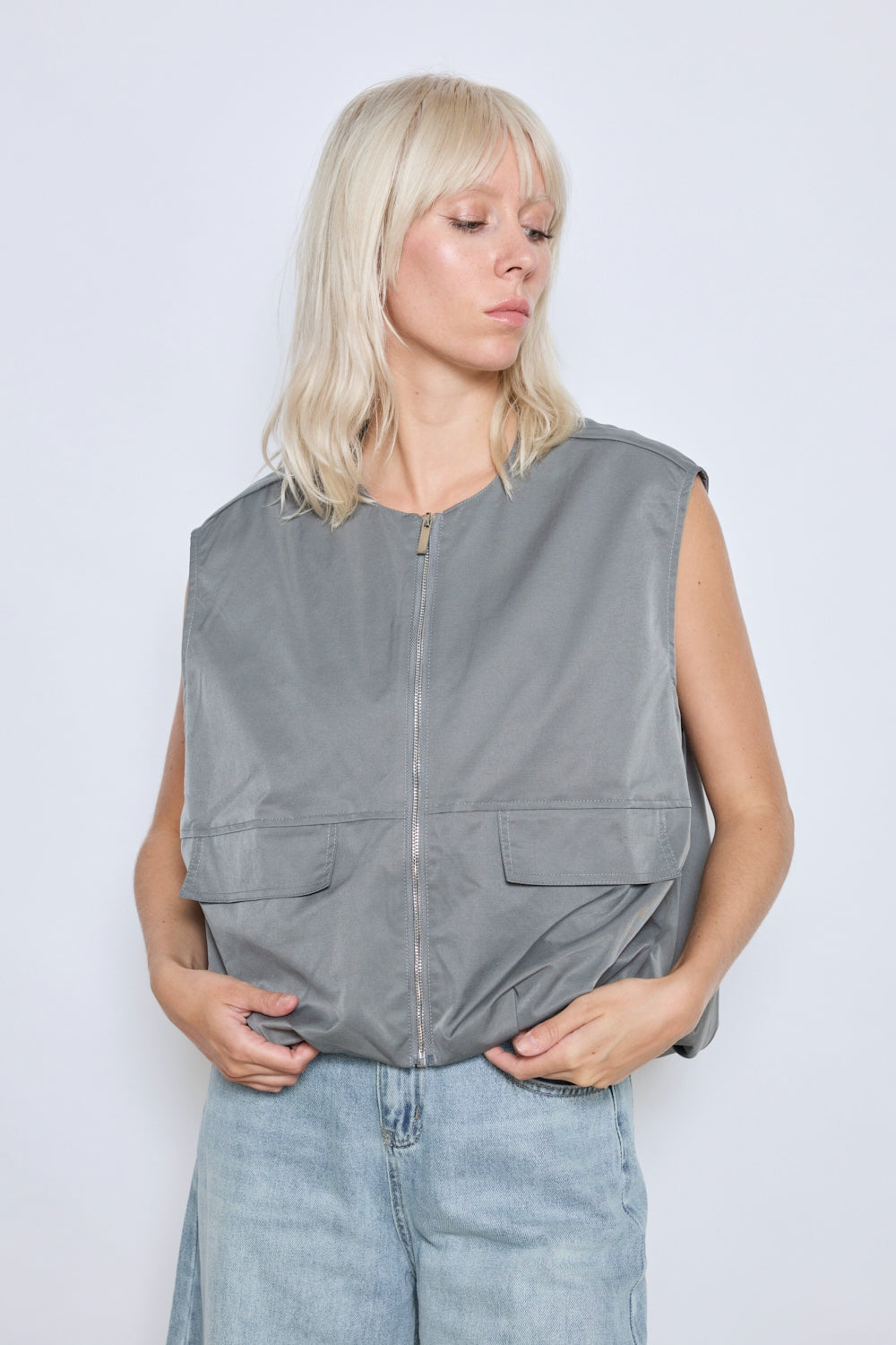 GILET ALIZEE GRIS