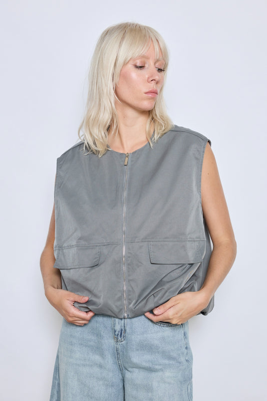 GILET ALIZEE GRIS