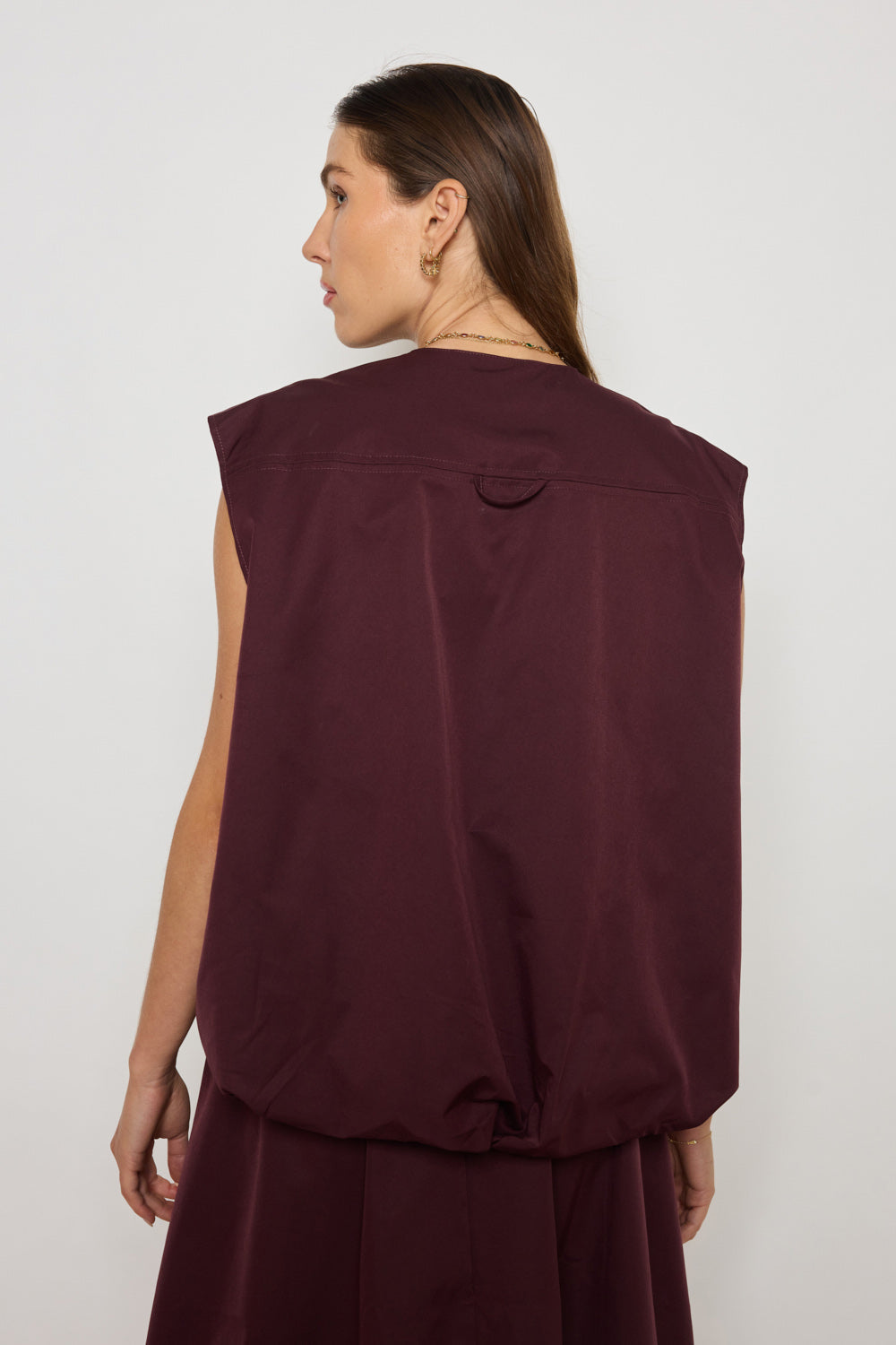GILET ALIZEE PRUNE