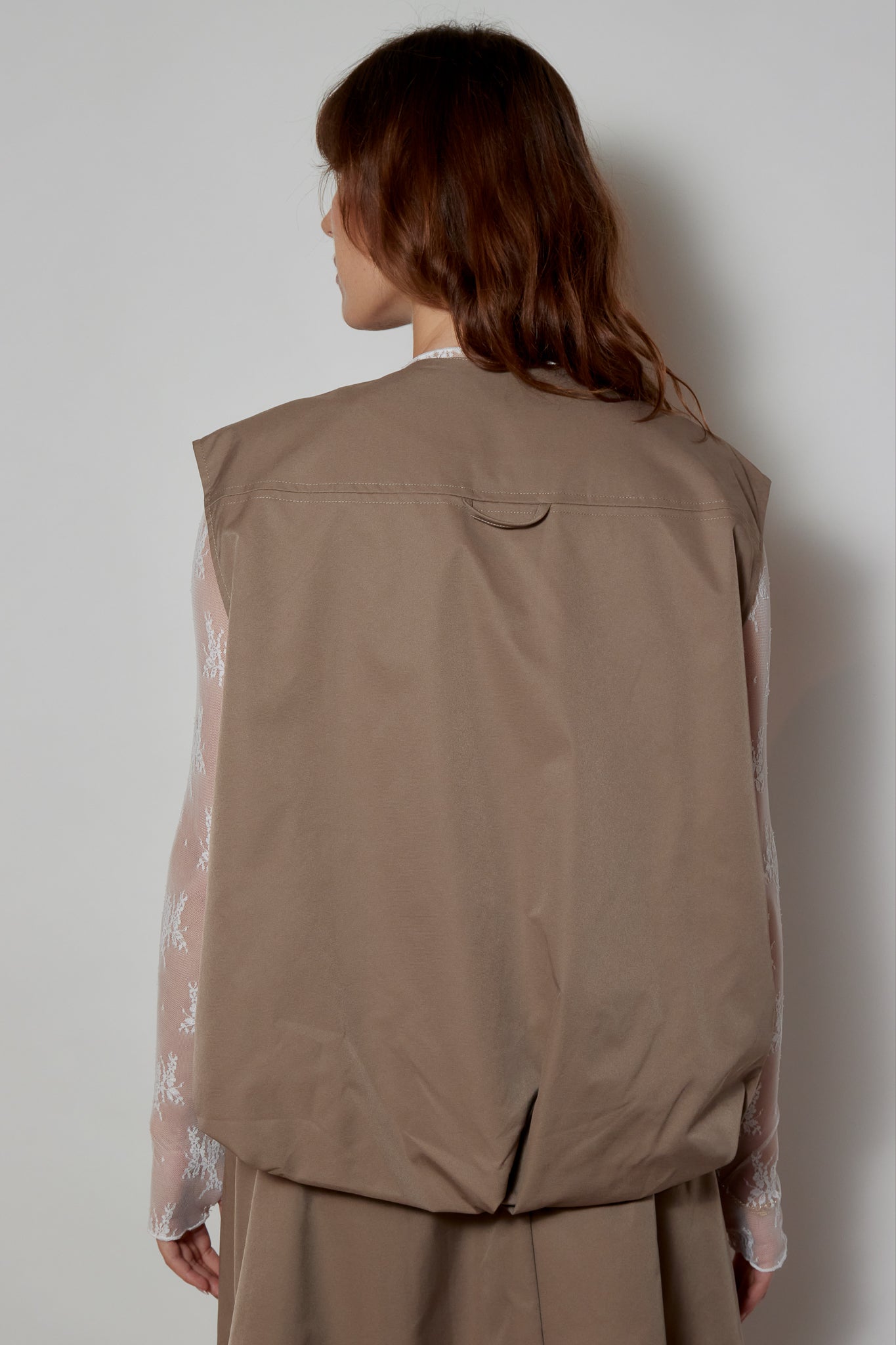 GILET ALIZEE TAUPE