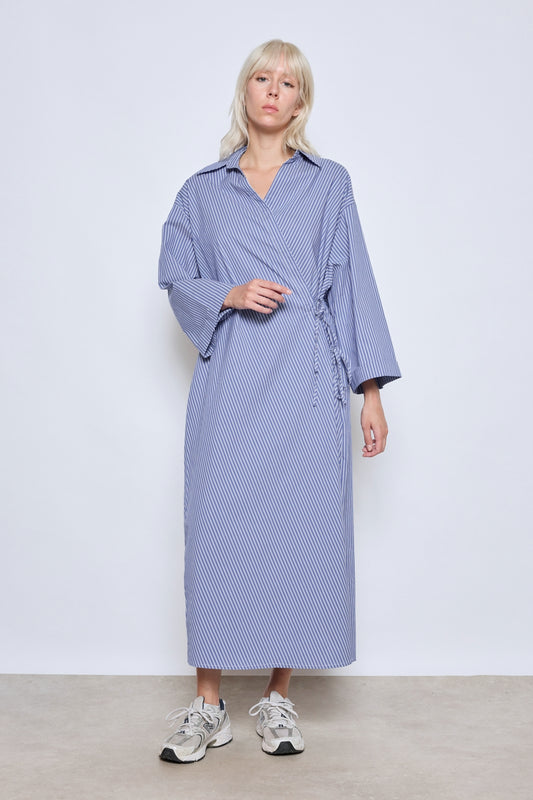 ROBE MARGAUX BLEU FONCE