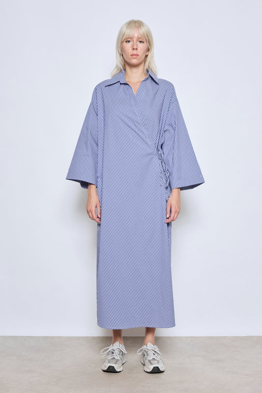 ROBE MARGAUX BLEU FONCE