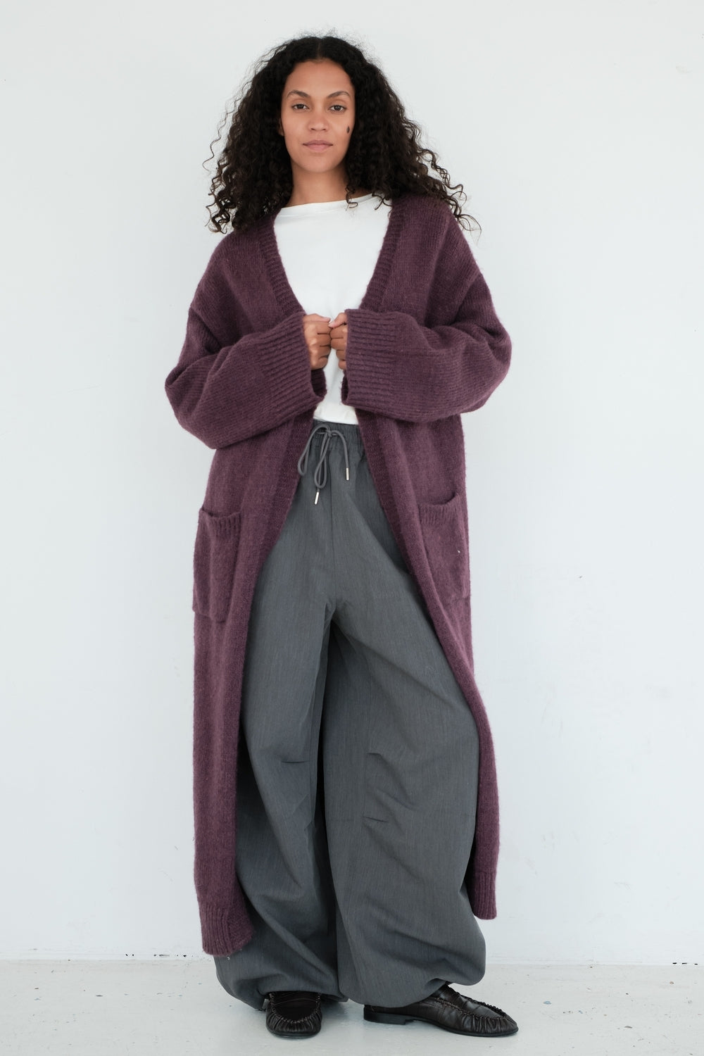 GILET LORE PRUNE