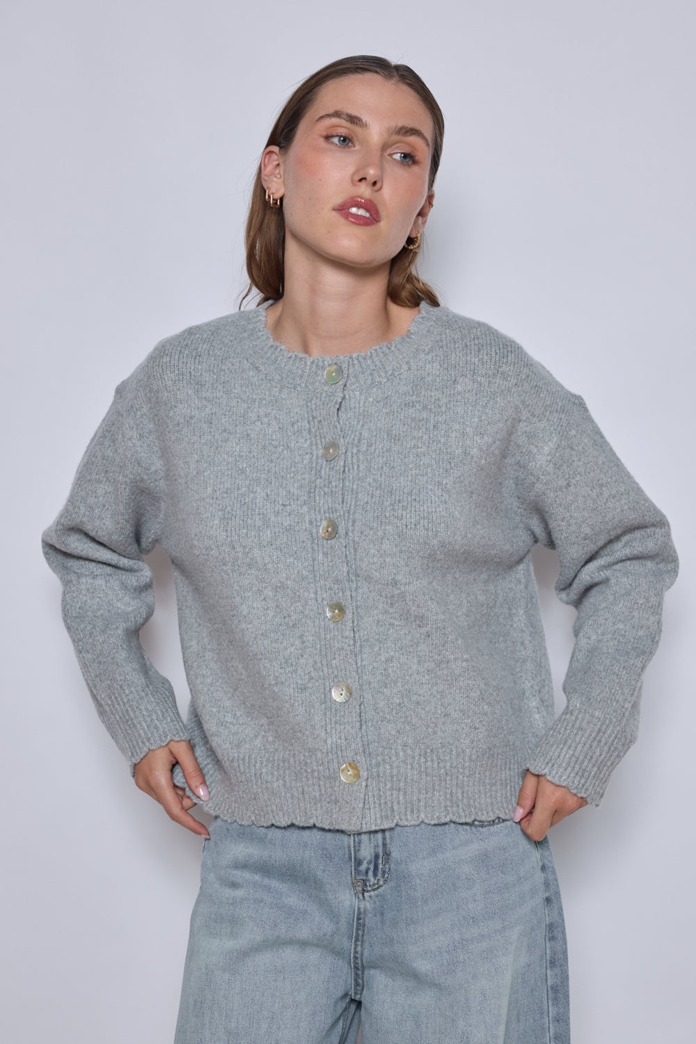 GILET SUZY GRIS