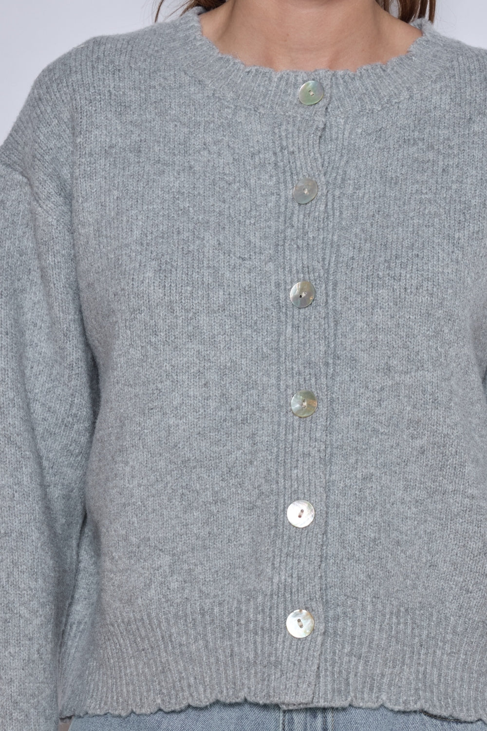 GILET SUZY GRIS