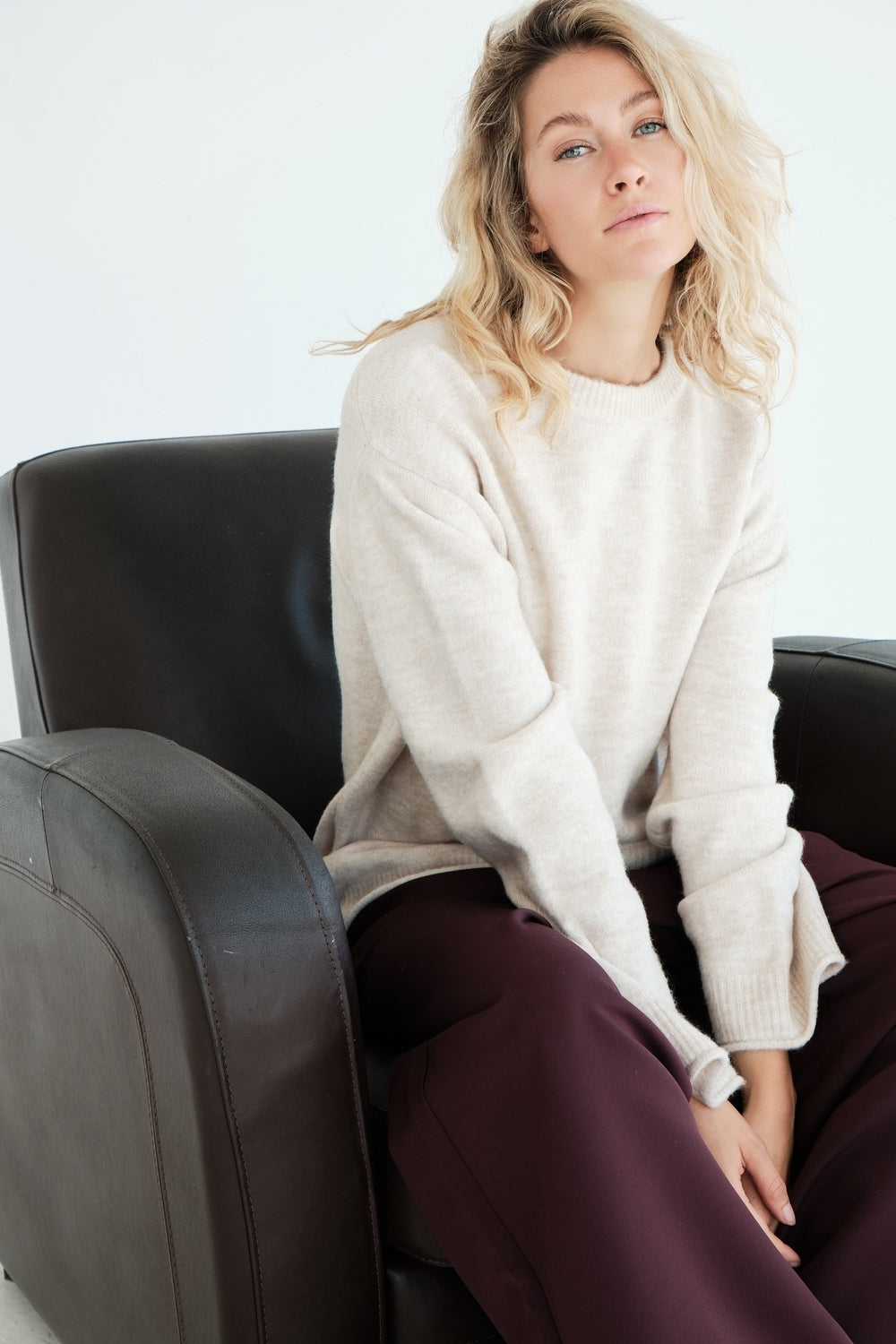 ELOA BEIGE PULLOVER