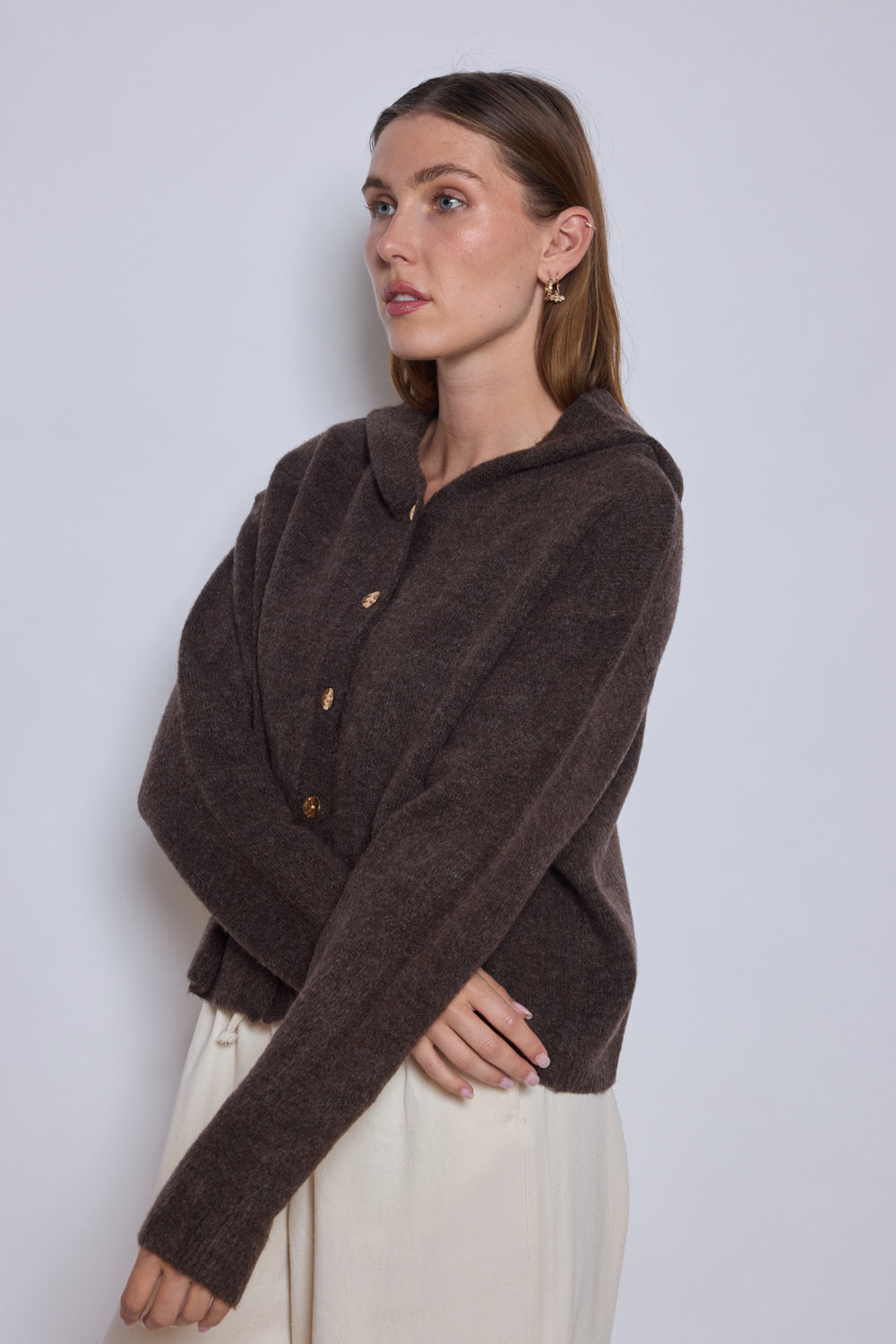 GILET ELINE CHOCOLAT