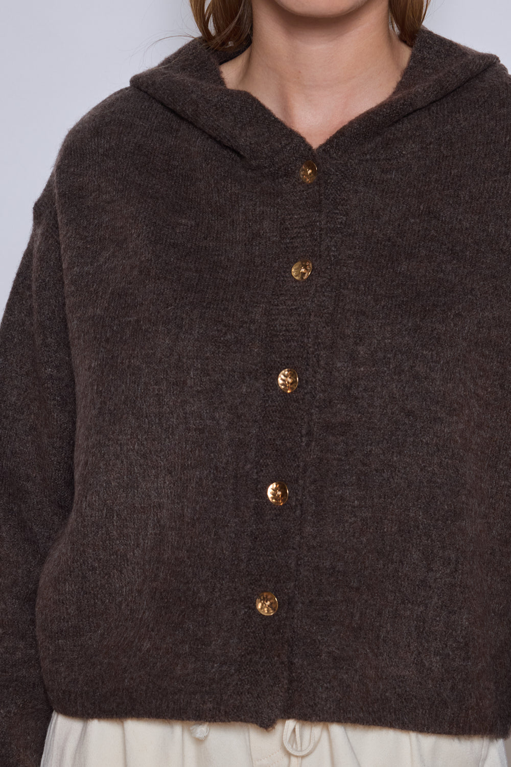 GILET ELINE CHOCOLAT