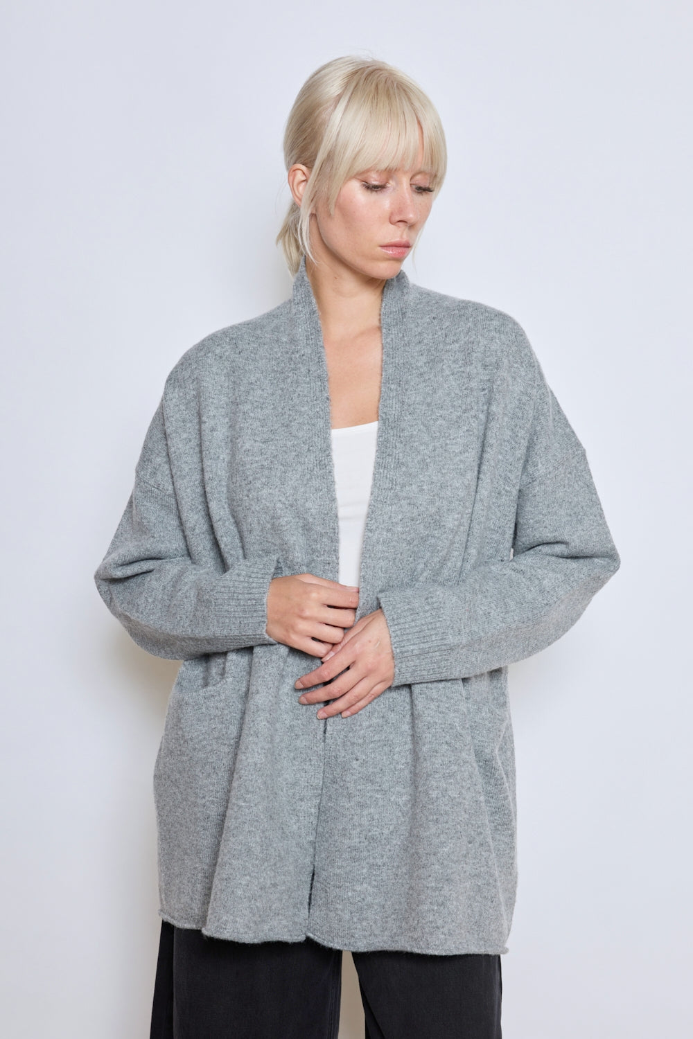 GILET ILYA GRIS CLAIR