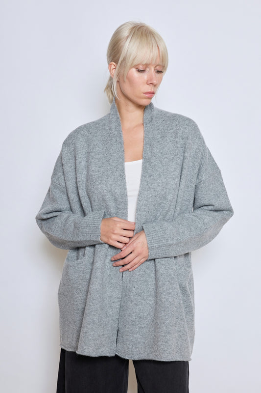 GILET ILYA GRIS CLAIR