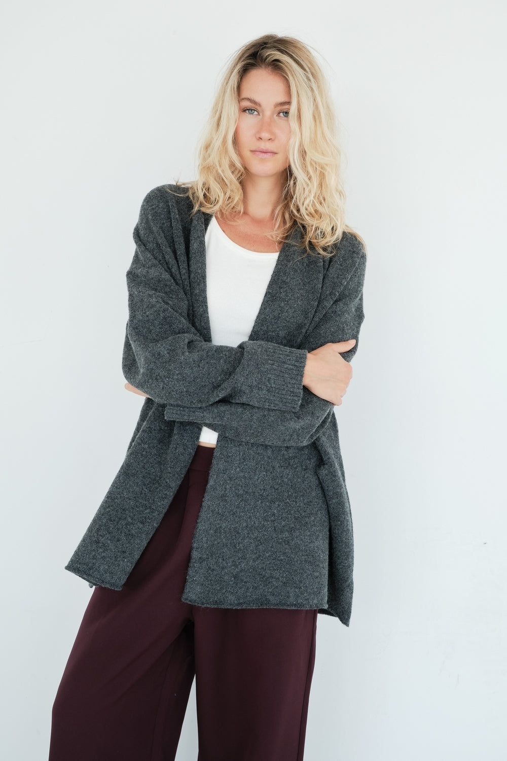 GILET OLAN GRIS FONCE