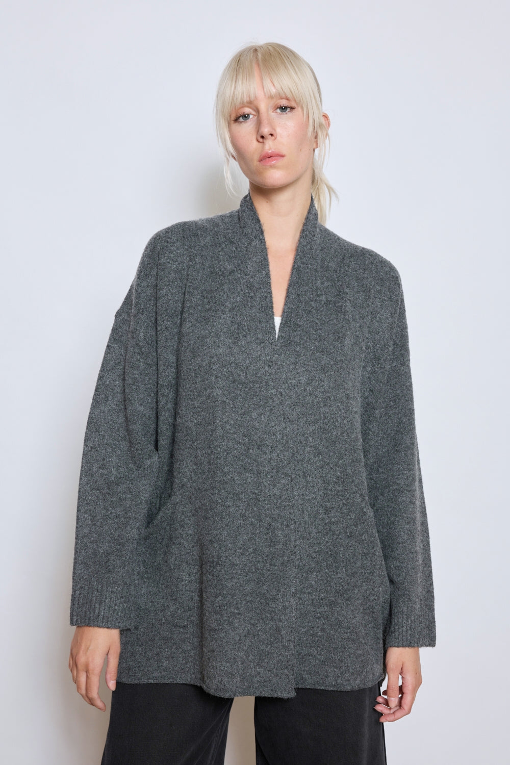 GILET ILYA GRIS FONCE