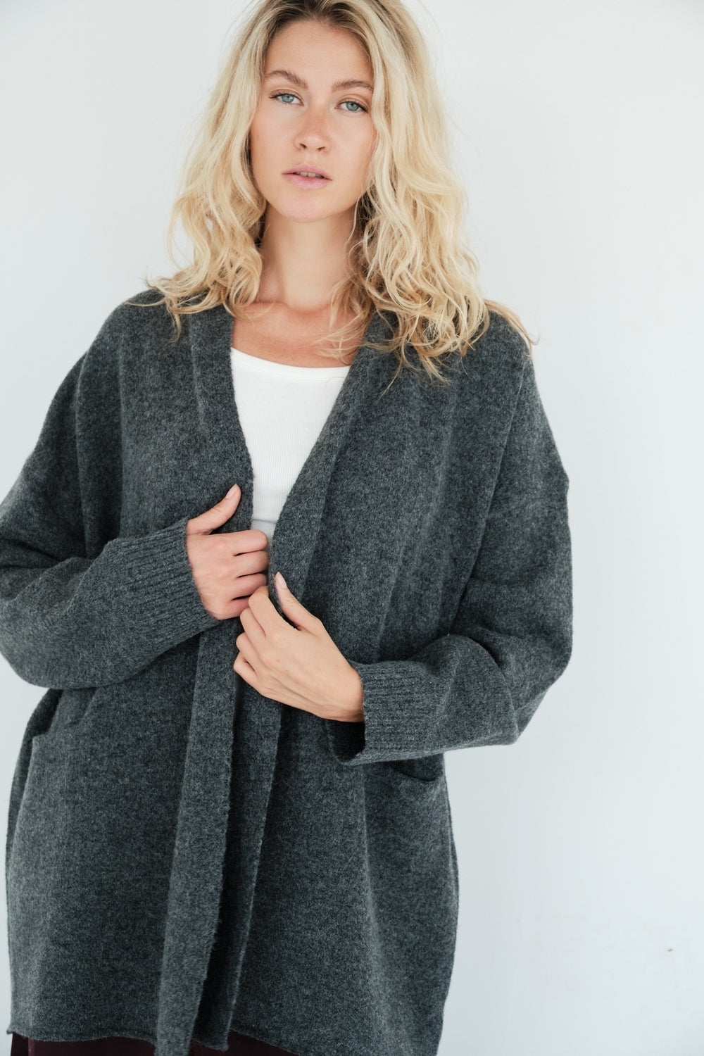 GILET OLAN GRIS FONCE