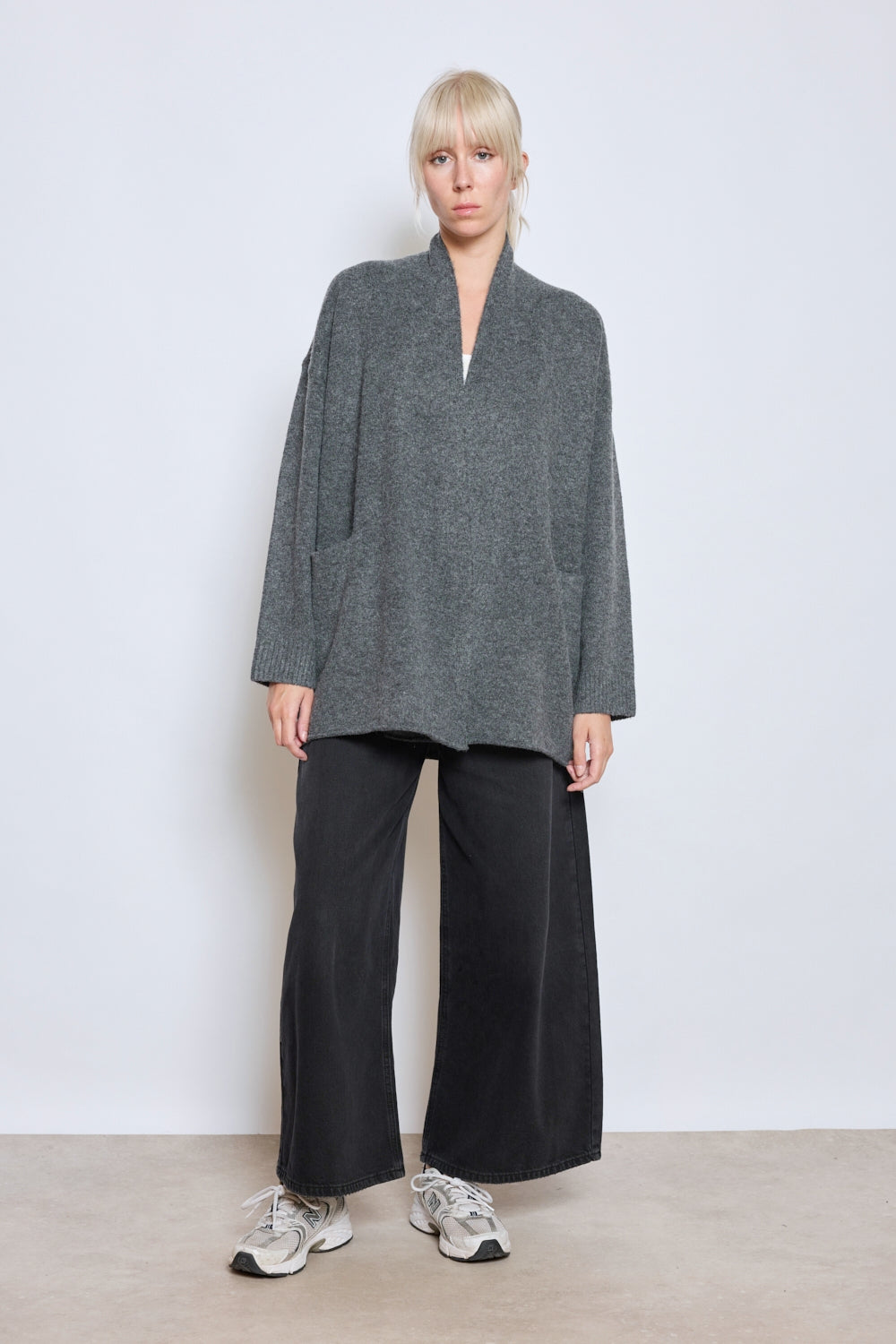 GILET ILYA GRIS FONCE