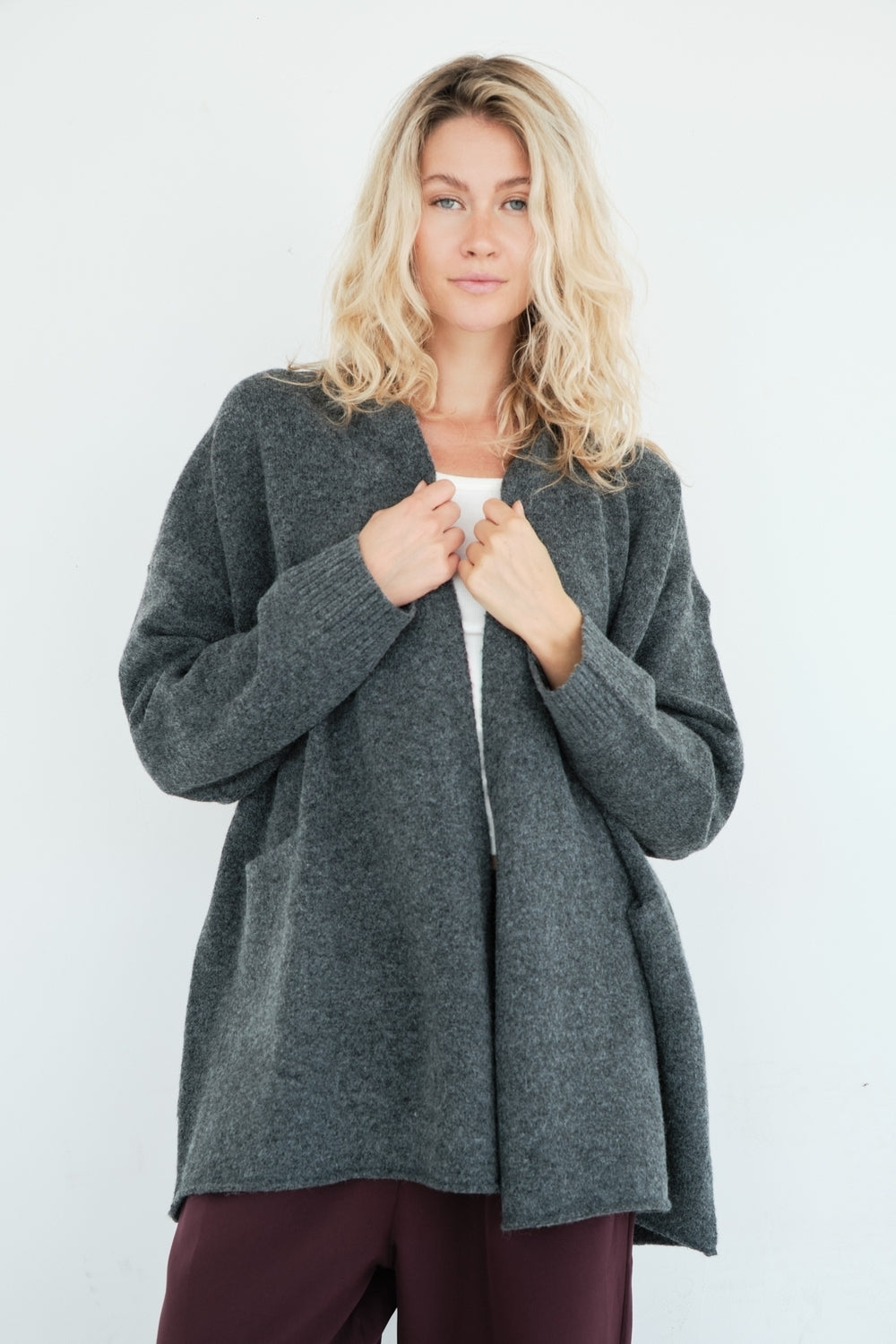 GILET OLAN GRIS FONCE